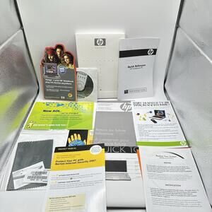 HP Pavilion dv6000 Entertainment PC Quick Start Guide And Owners Manual ONLY